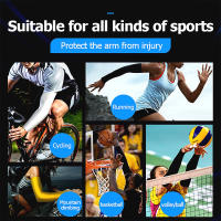 Manga de compresión para brazo deportivo, calentador de brazo para correr, protección UV, voleibol, bandas de protección solar, 1 piezas - details 2