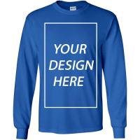Camiseta de manga larga para adulto Añade tu propio diseño de texto Personalizado - details 8