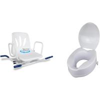 Silla de Baño Giratoria Lago Resistente al Agua, Anatómica, Para Personas Mayores con Discapacidad o Reducción de Movilidad - details 16