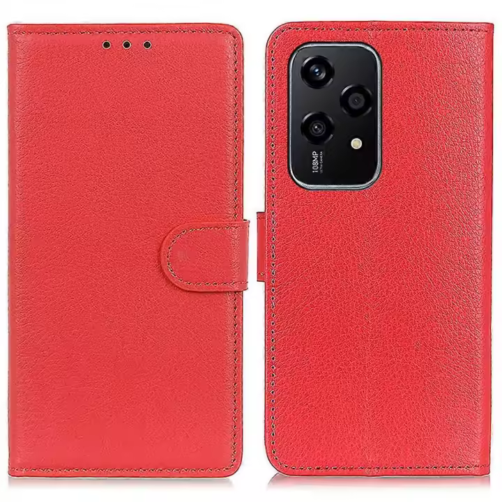 Funda de Teléfono de Cuero con Semilla de Litchi Honor 200 Lite Accesorios de Electrónica - 1