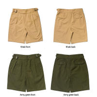 2025 100% algodón Vintage caqui verde Reino Unido ejército militar Gurkha pantalones cortos verano liso ropa de calle pantalones cortos Cargo Unisex senderismo - details 10