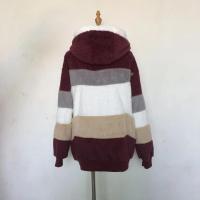 Chaqueta para mujer 2024 nuevo Otoño Invierno cálido bolsillo de felpa ropa informal con capucha abrigo suelto para mujer - details 10