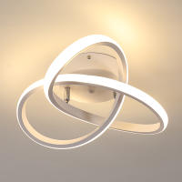 Goeco Luz de Techo LED Blanca 30W Aluminio Luz Blanca Cálida 3000K Iluminación Interior para Sala de Estar Montaje Directo - details 0