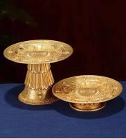Bandeja de Cobre de Buda en Estilo Xizang Suministros de Servicio Budista para el Hogar - details 12