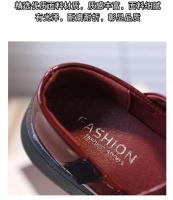 Zapatos de cuero para niños para primavera vino rojo negro elegante niña grueso gancho-bucle hermoso zapato cómodo para niños 26-36 - details 2