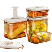 Caja De Almacenamiento De Alimentos Con Placa De Drenaje Removible Contenedor Fresco Airtight Organizador De Nevera Para Frutas Vegetales Pan Snacks - details 2