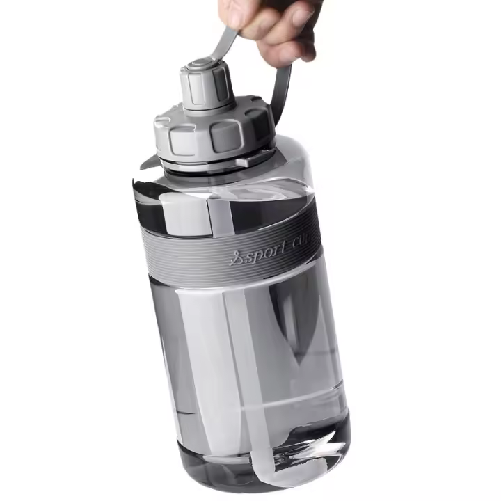 Botella de agua de 2 litros con Pita, 2L/1.5L/1L/0.6L, gran capacidad, apta para escuelas, gimnasios, deportes, sin BPA, Pita gratis, 2L/1.5L/1L/0.6L, capacidad, escuelas, gimnasios, deportes, , - 1