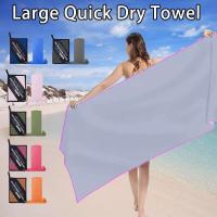 1 toalla grande de microfibra perfecta para gimnasio y camping, ultraabsorbente para viajes, playa, duchas, piscinas. - details 0