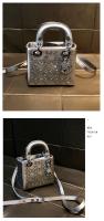 Bolso de Princesa Diana de Lujo con Diamantes Bolso Versátil de Cruza de Alta Gama de Hong Kong - details 12