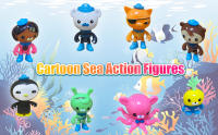 cartoon sea action figures