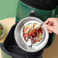 Plato de Aluminio Multiusos 50PCS Resistente a la Temperatura Antiadherente para Freidora de Aire Horneado Práctico Herramienta de Cocina - details 4