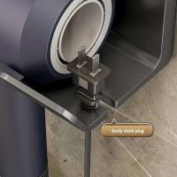 Soporte para el cabello, soporte de pared para baño no perforado, plástico para aire acondicionado, soporte para secador de pelo - details 1