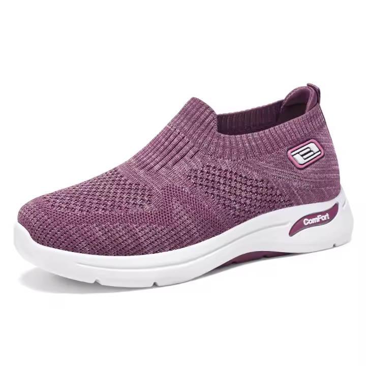 Señoras 2025 nuevos zapatos de mujer casual ligero zapatos de madre de suela suave zapatos deportivos transpirables de moda de suela plana - 1