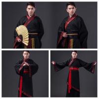 Trajes de escenario para hombres chinos, traje Hanfu, traje de Cosplay antiguo, vestido antiguo de danza folclórica, traje antiguo de la dinastía Tang - details 1