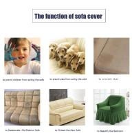 Sofa Cover Stretch Couch Cover Solid Color Sofa Slipcover for Living Room Chair Furniture Protector Home Decor 1/2/3/4-seater - details 2