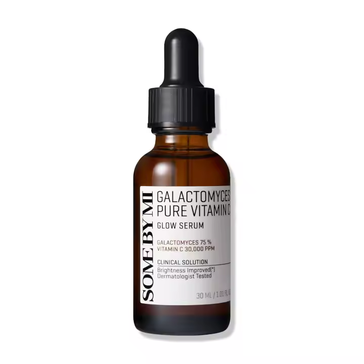 SOME BY MI Galactomyces Pure 1.01Oz, 30ml Vitamina C Cara para vidrio Suero corrector de manchas oscuras con textura y elasticidad - - 1