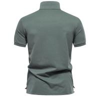 Polos de mezcla de algodón con estampado degradado de nuevo diseño para hombres Polos de manga corta de moda de verano para hombres - details 10