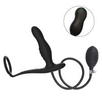 Leten Iatable consolador Anal Plug anillos de silicona suave para productos para adultos mujeres hombres parejas dilatador de trasero expansor juguetes sexuales caliente - details 5