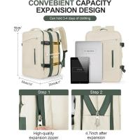 Maleta de cabina pequeña de mano para mujer, 45x33x22, impermeable, mochila para portátil para hombre con USB - details 1