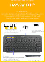 Logitech-teclado inalámbrico multidispositivo K380, Original, ultrafino, portátil, para Windows, Mac, Chrome, IOS y Android - details 3