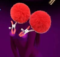 Leten Un par de juguetes de coqueteo alternativos para parejas con pinzas para pezones, disponibles en negro, blanco, rojo, rosa y varios colores para elegir - details 0
