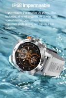 Reloj Inteligente Militar 2024 para Hombres con Llamadas, Smartwatch Deportivo con más de 100 Deportes, Reloj de Fitness, Monitor de Oxígeno en Sangre, Frecuencia Cardíaca y Sueño, Impermeable IP68, Compatible con Teléfonos Android iPhone Samsung Xiaomi - details 11