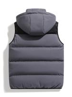 Hombre Chaleco Acolchado Chaleco de Poliéster con Capucha Impermeable, Acolchado, Diseño de Bloque de Color, Sin Mangas, Para Hombres y Mujeres Adecuado para Otoño/Invierno - details 7