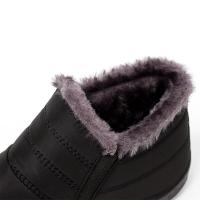 Zapatos sin cordones cálidos para mujer, zapatos planos cómodos de algodón para exteriores, Invierno - details 2
