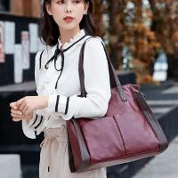 Bolso de piel sintética con asa superior para mujer, bandolera femenina de gran capacidad, diseño de lujo - details 9