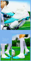 Botas de fútbol para hombre, zapatos de fútbol profesionales FG/TF, botines de tobillo alto para niños pequeños, zapatillas de fútbol para césped, zapatos de entrenamiento de fútbol sala - details 18