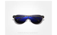 KINGSEVEN-gafas de sol de gran tamaño para hombre y mujer, lentes de espejo polarizadas, protección UV, acero inoxidable, N7762 - details 5