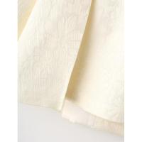 BUNO-Primavera otoño mujer chaqueta de traje Beige moda flores decoración cuello con muescas de un solo pecho de manga larga chaquetas femeninas abrigo - details 10