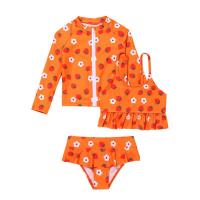 Conjunto de Bikini de Cintura Alta para Niñas Paquete de 3 con Protección UV - details 7