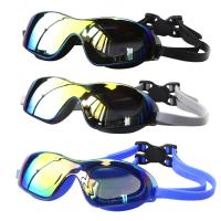 Gafas de natación, gafas de buceo electrochapadas ajustables, sin fugas, gafas deportivas para mujeres, hombres, jóvenes y niños - details 1