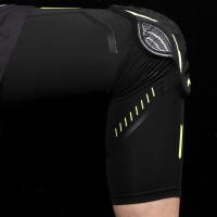 Mangas de compresión de rodilla deportiva con almohadillas anticolisión, fundas elásticas transpirables para piernas, ciclismo, correr, baloncesto, 1 par - details 9