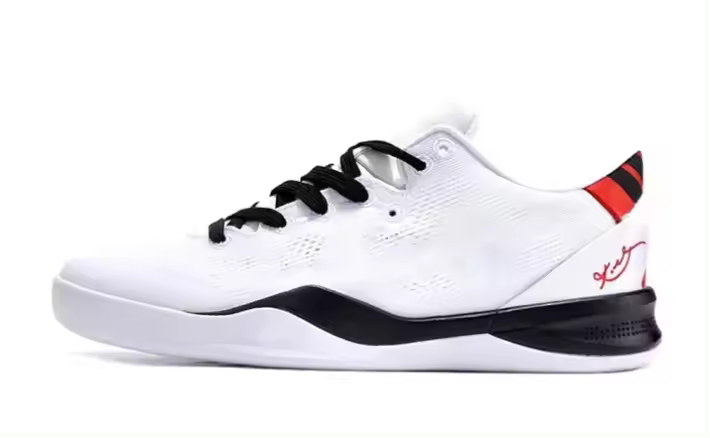 Zapatillas de baloncesto blancas, transpirables, planas, zapatillas de deporte informales, 8s, diseñador, hombres, deportes, mujeres, zapatos para correr al aire libre - 1