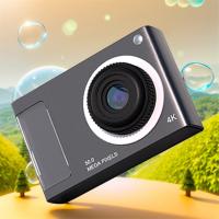 Minicámara HD de 48MP, cámara Digital con pantalla IPS de 2,4 pulgadas, Zoom 16X, 4K, con luz de relle para niños y estudiantes, color negro - details 2