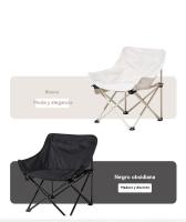 Silla plegable portatil pesca al aire libre viajar camping multifunción - details 5