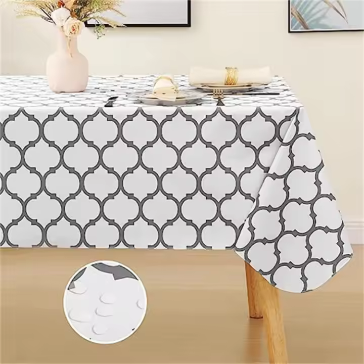 Mantel De PVC Impermeable Para Mesa Rectangular, Para El Hogar, Dormitorio De niños, Dibujos - 1