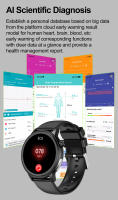 Reloj inteligente ET470, dispositivo con detección de frecuencia cardíaca, Bluetooth, llamadas, respiración, entrenamiento, modo de ejercicio, recordatorio sedentario, novedad de 2024 - details 17