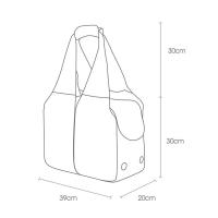 Bolsa portátil transpirable para mascotas, bolso de hombro de salida, portador cálido de invierno para mascotas, ventilación cómoda para perros y gatos pequeños - details 7