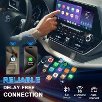 Adaptador inalámbrico Mini Android Auto y adaptador inalámbrico Carplay, adaptador inalámbrico Carplay 2 en 1 Para Carplay con Cable OEM Android Auto Car, adaptador inalámbrico CarPlay para iPhone IOS 10+/Android 11+, USB-C/USB - details 3