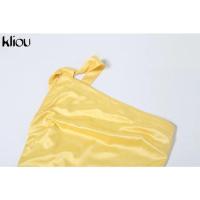 Vestido Largo de Seda para Mujer Elegante, Sin Mangas, Espalda Descubierta, Hombros Descubiertos - details 4