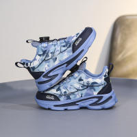 Zapatos de malla de verano transpirables para niños, calzado deportivo para exteriores, zapatos para correr de suela blanda para niños y zapatos de baloncesto antideslizantes de moda - details 5