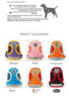 Conjunto de arnés perro, transpirable reflectante ustable, correa chaleco perro con adecuado para perros y gatos pequeños - details 9