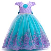 Vestido con luz LED, vestidos de princesa para niñas, disfraz de Sirenita Ariel, disfraz de carnaval, fiesta de cumpleaños, vestido elegante para niños - details 12