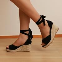 Sandalias de tacón de cuña de verano para mujer - details 6