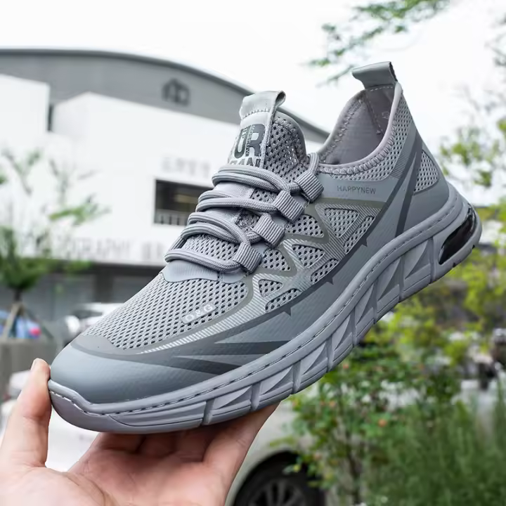Zapatillas de Malla Transpirable para Hombres en Verano Versátiles para Correr y Conducir con Suela Suave - 1