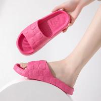 Chanclas de verano para mujer, sandalias de playa con diseño de oso de dibujos animados, chanclas para hombre con suela gruesa, zapatos antideslizantes para baño interior, sandalias para parejas - details 3