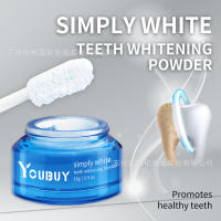 Polvo blanqueador para dientes para eliminar manchas y aclarar el polvo blanqueador, limpiador y cepillador para eliminar el color amarillento y mantener la boca fresca. - details 3